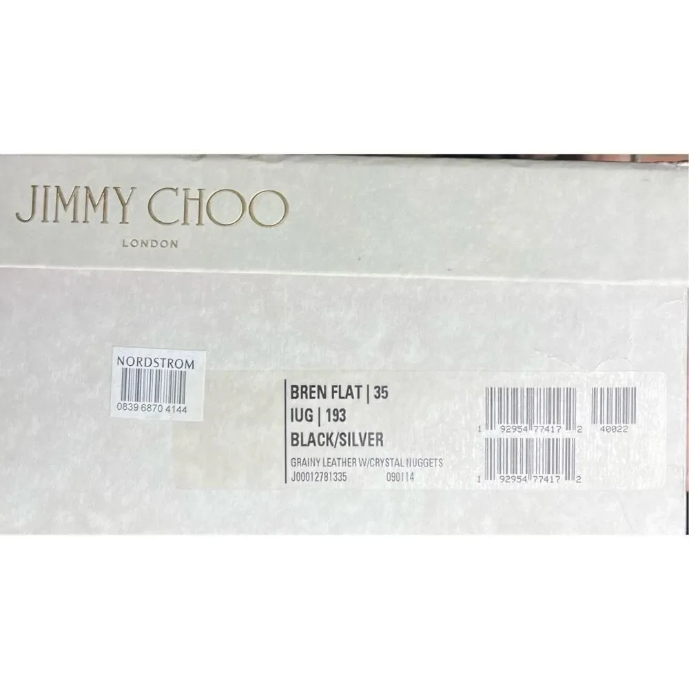 Jimmy Choo Black Leather Cruz Combat Boots NWB Size 35 - Picture 10 of 12
